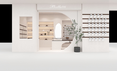 Modern Jewelry Store 3d model