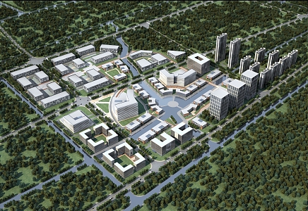 Industrial Park Planning Industrial Park 3d model