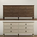Wooden Dresser With Multiple Drawers And Classic Design In Different Colors