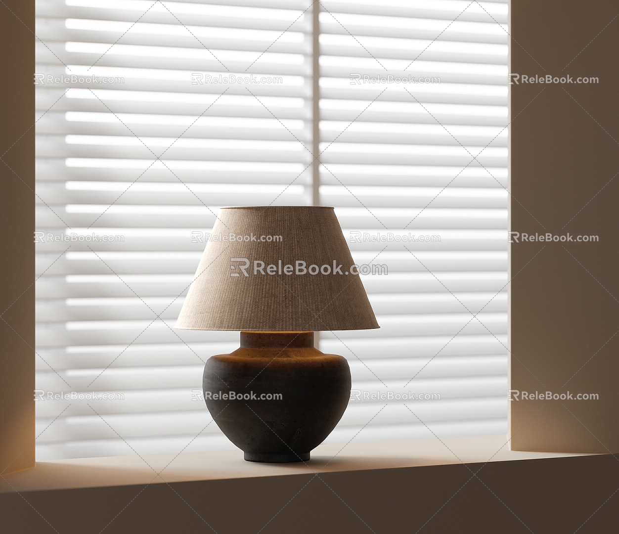 Table lamp 3d model