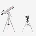 Large And Small Professional Commercial Telescopes With Stable Tripod Stands