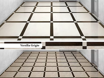 Versilia Grigio Floor Tiles With Classic Checkerboard Pattern For Modern Interiors 3d model