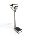 Mechanical Weighing Scale With Metal Frame Black Platform And Dial Indicator