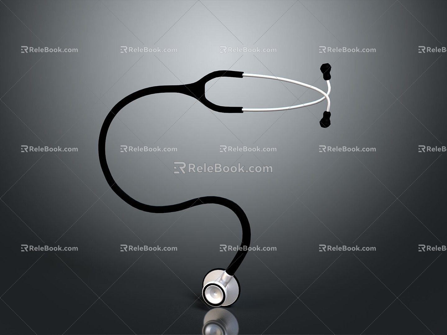 stethoscope fetal heart stethoscope medical equipment medical tools medical supplies daily necessities 3d model