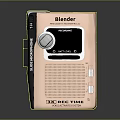 Blenker Portable Radio With FM AM SW1 SW2 Bands Digital Display And Knob Control
