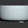 Sleek Modern Silver Round Wash Basin With Smooth Surface And Reflection 3d model