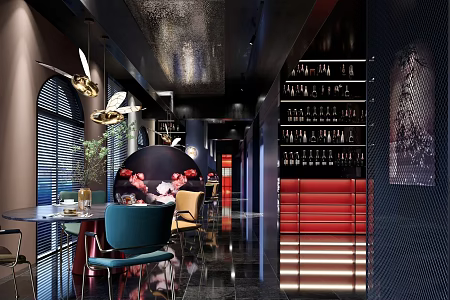 Modern Music Bar Music Bar 3d model