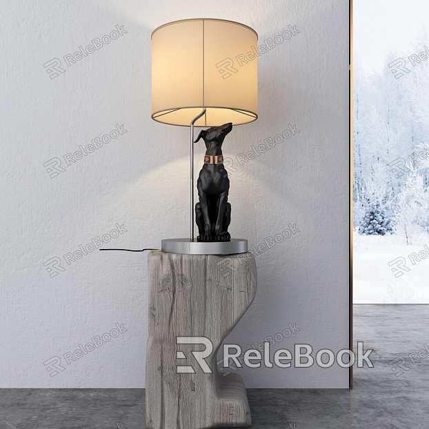 Modern Alien Table Lamp Puppy Table Lamp model