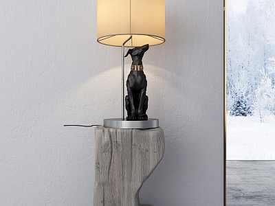 Modern Alien Table Lamp Puppy Table Lamp model