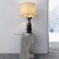 Modern Alien Table Lamp Puppy Table Lamp 3d model