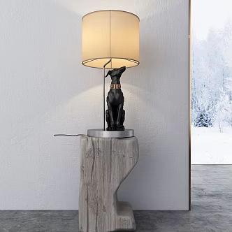 Modern Alien Table Lamp Puppy Table Lamp 3d model