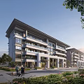 multi-storey residential design 3d model