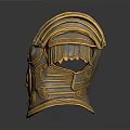 Ornate Gold Silver Armor Breastplate as Decorative Living Item with Intricate Patterns and Circular Badge
