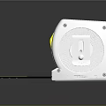 Hardware Tool Tape Measure With Stainless Steel Body And Yellow Measuring Tape For Accurate Measuring