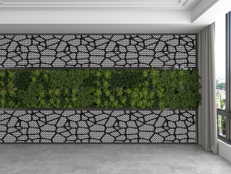 Modern background wall 3d model