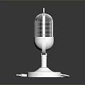 Microphone Amplifier Capacitor Microphone High-end Microphone Wheat Desktop Microphone Broadcasting Microphone 3d model