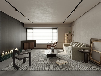 The Silent Living Room 3d model