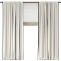 Beige Curtains With Soft Fabric And Elegant Window Panels For Home Decoration