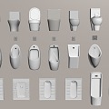 Urinal Urinal Modern Toilet Urinal Urinal 3d model