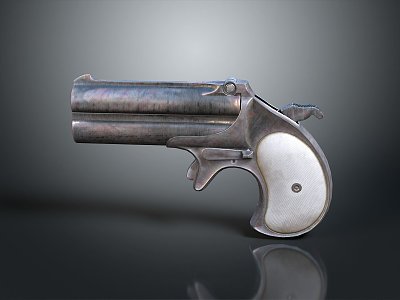 Signal gun starting gun signal flare pistol semi-automatic pistol automatic pistol modern weapon hot weapon 3d model