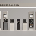 Coffee machine water dispenser wall-hanging water dispenser direct drinking machine 3d model