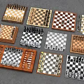 Various Chessboards With Different Materials And Chess Pieces For Board Game Entertainment