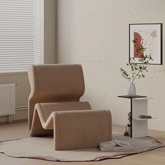 modern leisure chair 3d model