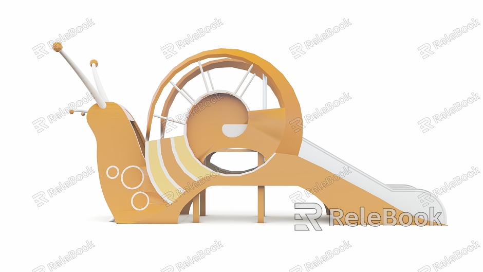 Amusement equipment snail slide toy amusement model