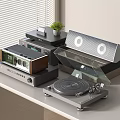Audio Radio Air Player Record Player Speaker Phonograph 3d model