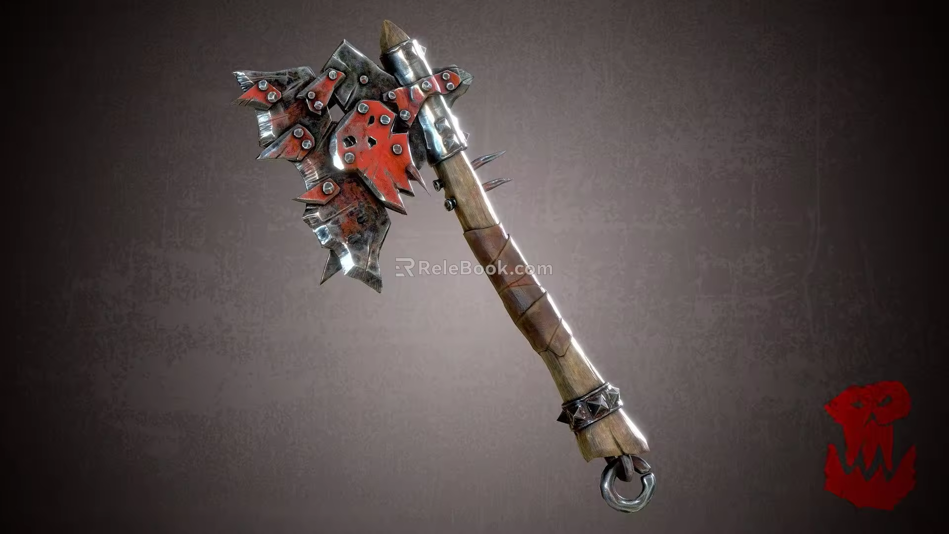 Weapon Orc Chopping Axe 3d model
