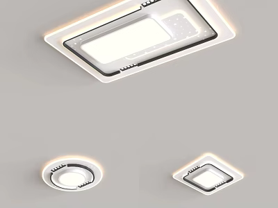 Modern Ceiling Lights With Different Styles And Designs 3d model