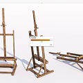 Wooden Art Easels Ideal For Drawing And Painting Studio Supplies