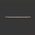 Marble Texture Square Switch Panel With Black Buttons And Warning Symbol For Home Use