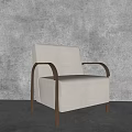 Modern Single Sofa 3d model