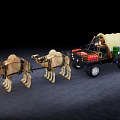 Modern Carriage Camel Carriage 3d model