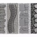 Stepping Stones Garden Path Various Designs With Different Shapes And Pebble Fill
