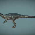 Realistic 3D Dinosaur Model With Open Mouth And Detailed Skin Texture