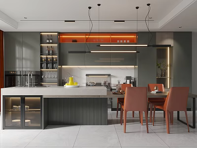 Modern Kitchen 3d model