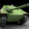 German Tank Tracker L Tank Destroyer 38t Old Tank World War II Tank 3d model