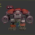Robot Assistant Small Robot Butler Robot Butler Figure Game Figure 3d model