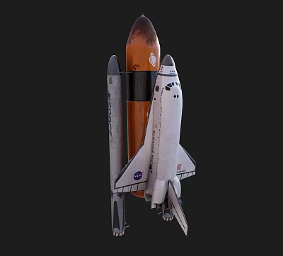 Aviation Rocket Space Aviation Rocket Plane Spaceship Transportation 3d model