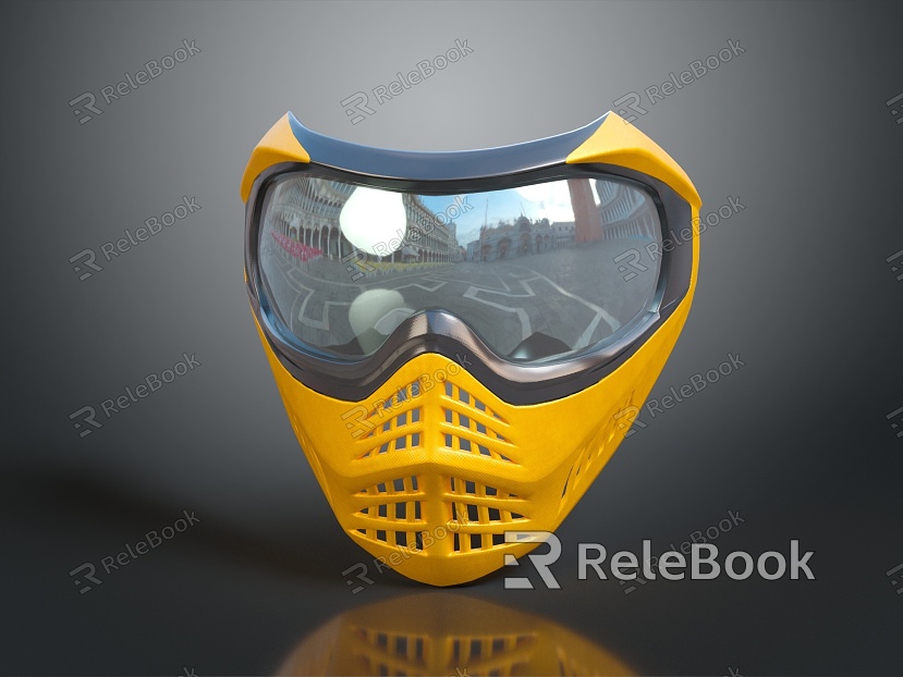 Gas Mask Science Fiction Gas Mask Gas Mask Respirator Breathing Mask Biochemical Mask Science Fiction Mask model