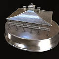 Silver Architectural Model Trophy for Masters Tournament at Augusta National Golf Club