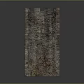Medieval Stone Tower Architecture With Square Structure Weathered Walls And Crenellated Top