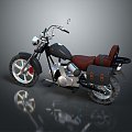 Modern motorcycle two-wheeled motorcycle off-road motorcycle road racing motorcycle 3d model