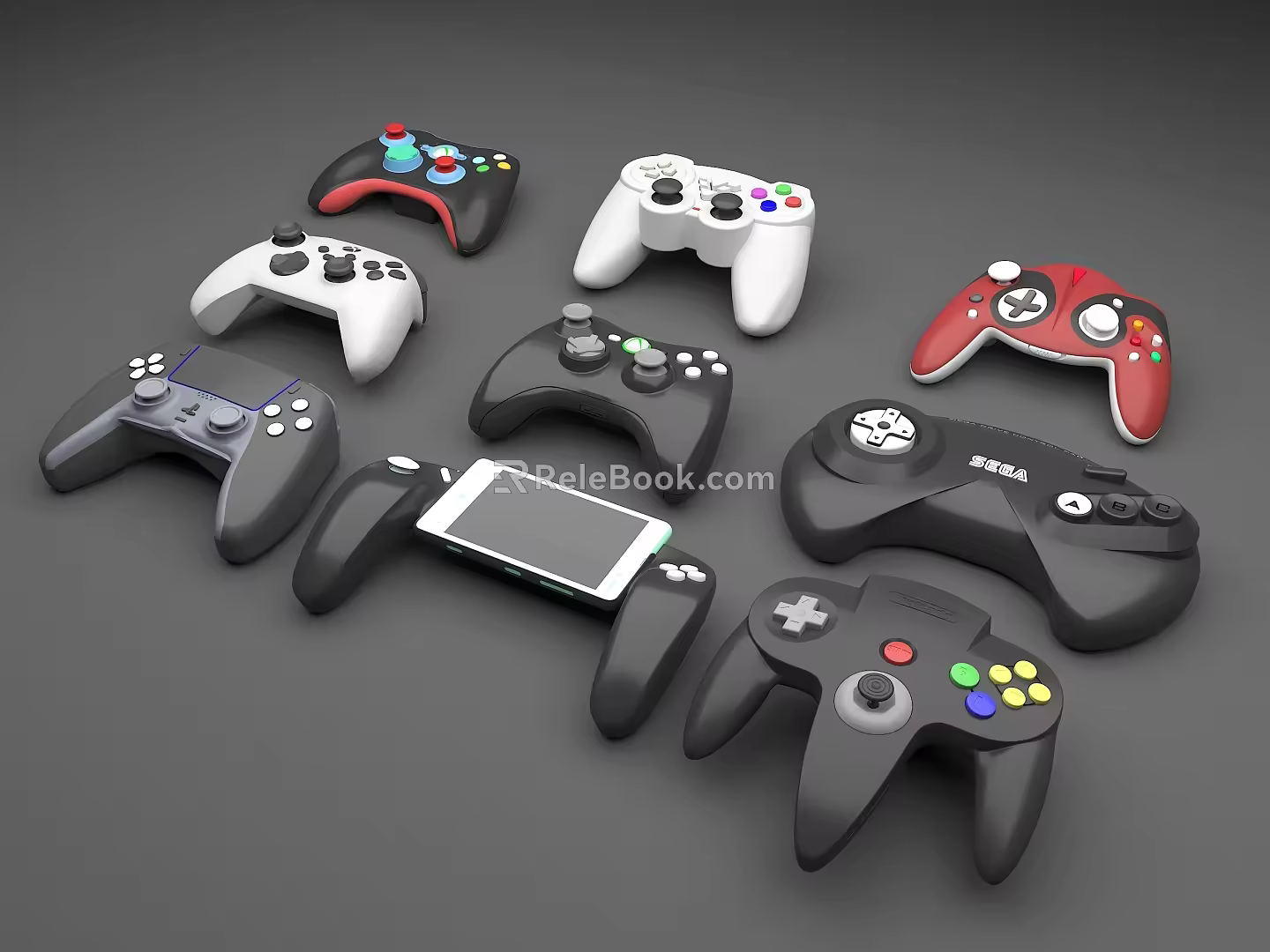 Gamepad Sony gamepad XBOX gamepad game handlebar 3d model