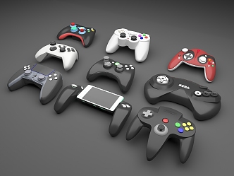 Gamepad Sony gamepad XBOX gamepad game handlebar 3d model