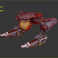 Mech Warrior Mech Soldier Machine Battlearm Mechanical Battlearm Machine Fighter Robot 3d model