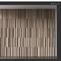 Wooden Wall Paneling For Modern Textured Interior Decor 3d model