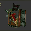 Hardware Tools Storage Cabinet With Organized Compartments And Practical Design